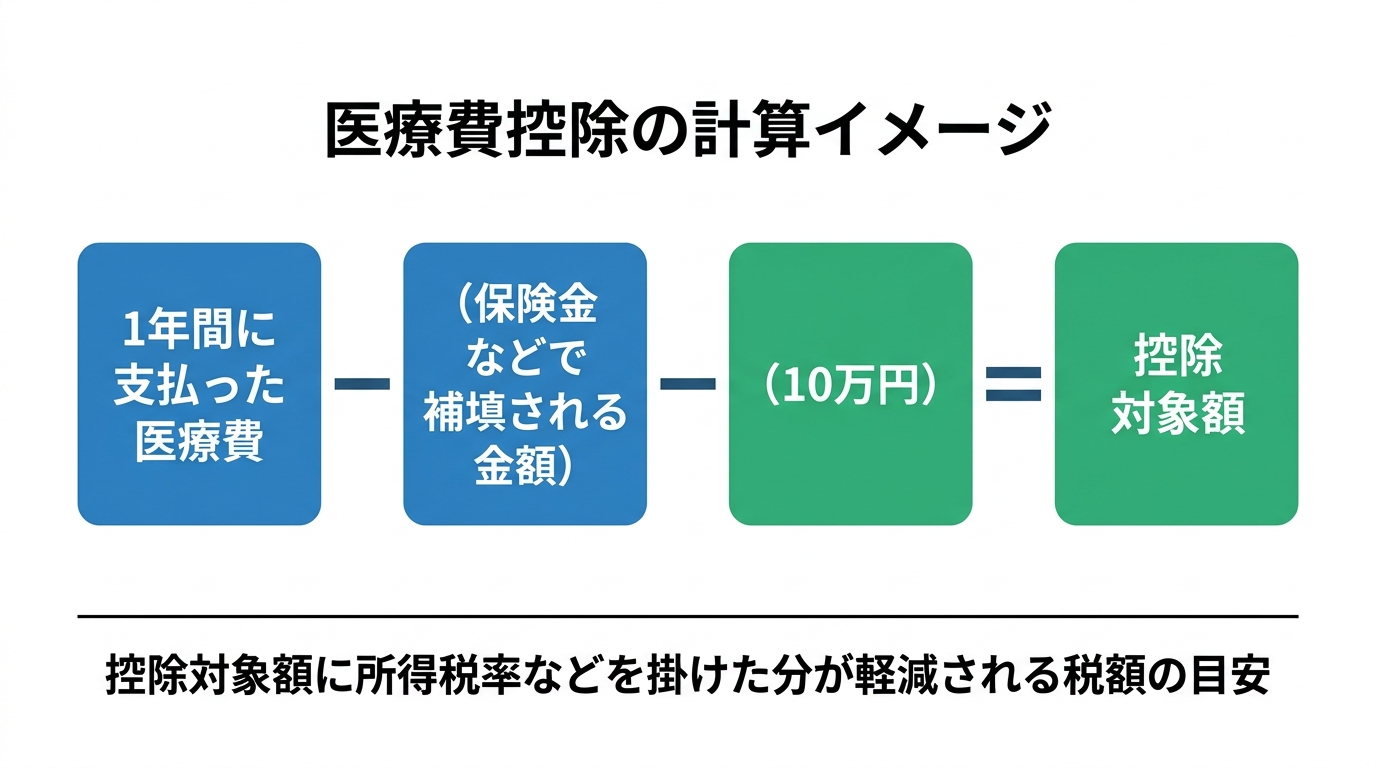 控除額の計算の考え方と戻る金額の目安
