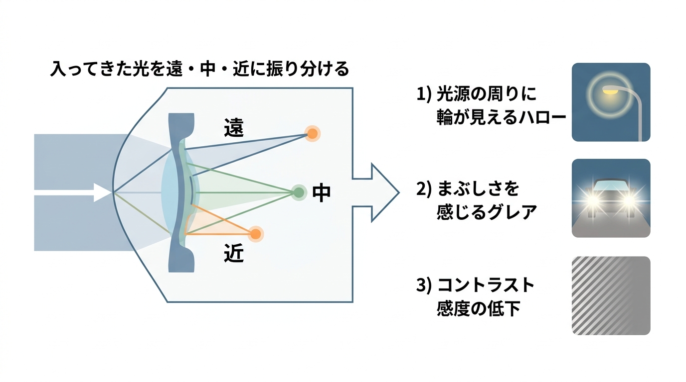 コントラスト感度が低下することがある理由